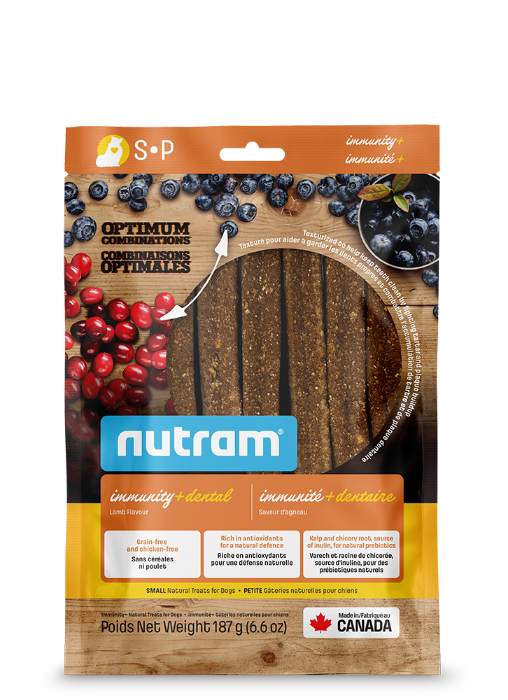 Nutram bâtonnets dentaires Immunité+ dentaire (produit du Canada)