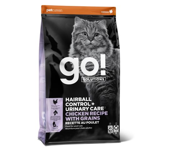 Go! Contrôle Des Boules De Poils + Soins Urinaires Pour Chat Poulet (produit du Canada)