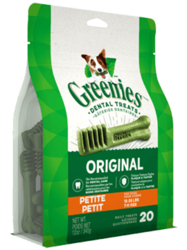 Greenies gâteries dentaires pour chiens original petit