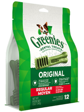 Greenies gâteries dentaires pour chiens original moyen
