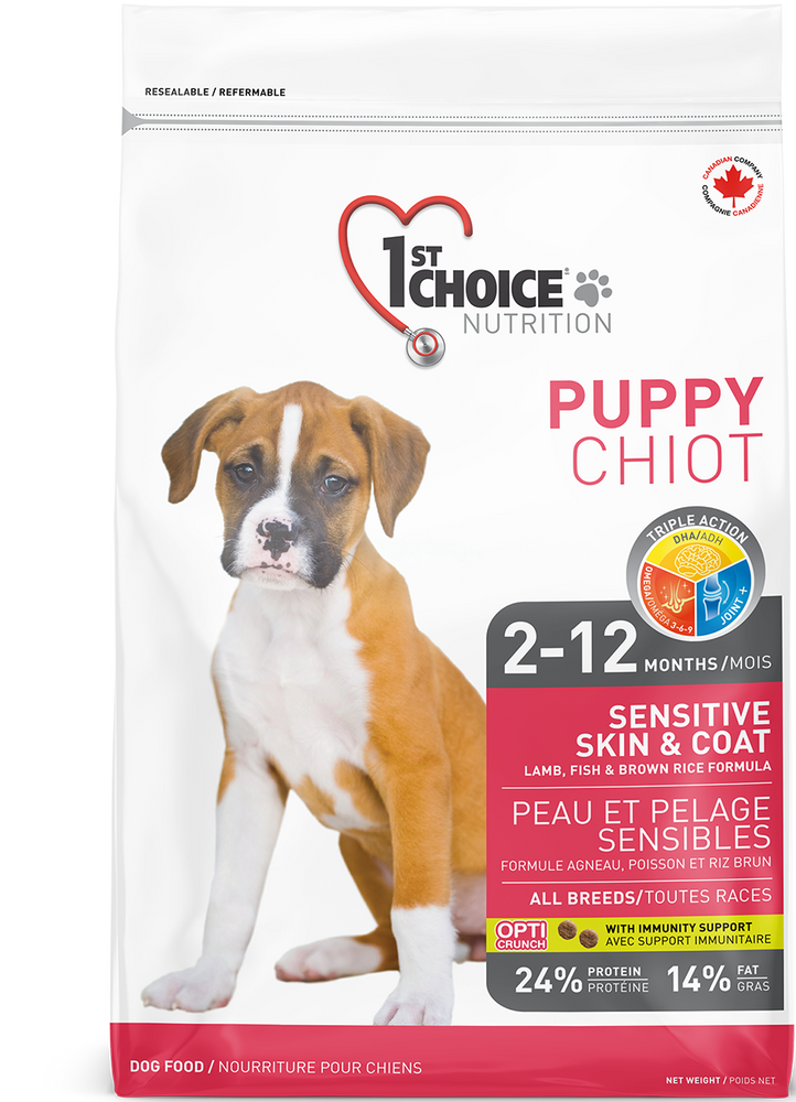 1ST Choice formule peau et pelage sensibles pour chiots de toutes races