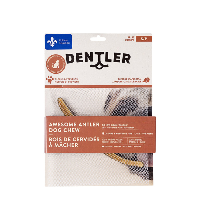 Dentler Bois de cervidés coupés à mâcher, jambon fumé à l'érable