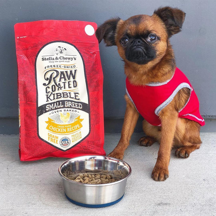 Stella & chewy's raw coated poulet nourriture pour chien de petite race