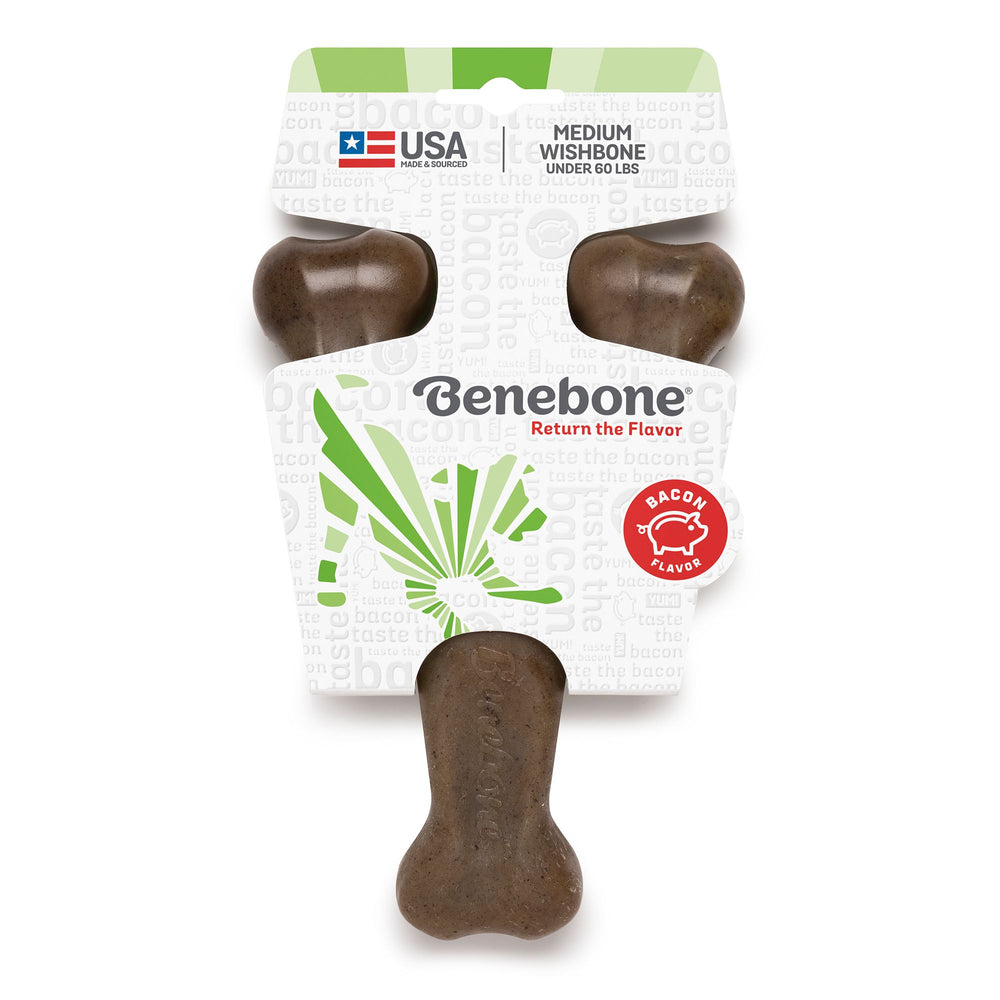 Benebone jouet à mâcher pour chien bacon