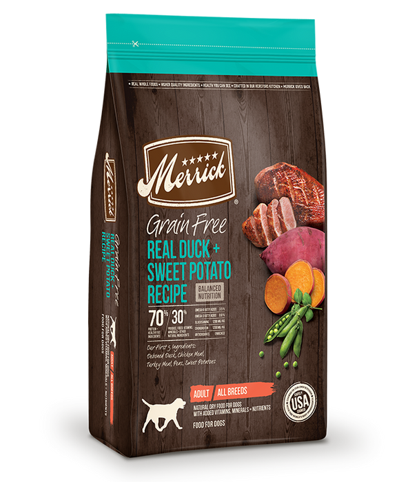 Merrick boeuf et patate douce nourriture pour chien