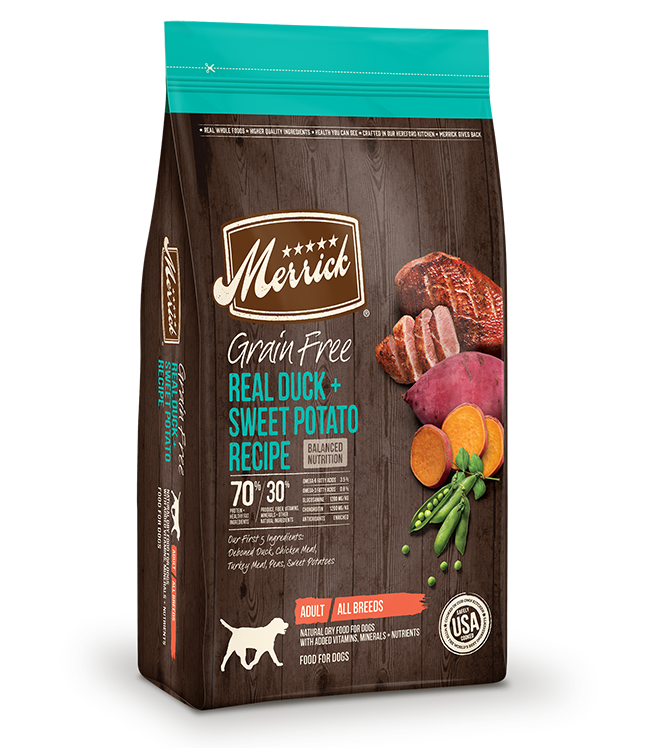 Merrick boeuf et patate douce nourriture pour chien