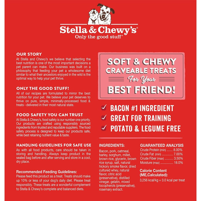 Stella gâterie bacon et porc pour chiens