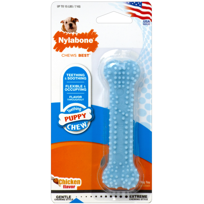 Nylabone jouet à mâcher pour chiot petit os poulet