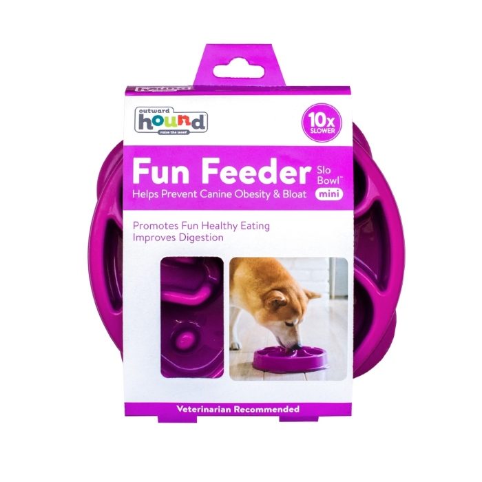 Outward Hound bol ralentisseur mauve