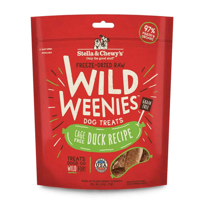 Stella & Chewy's wild weenies cru lyophilisés pour chien