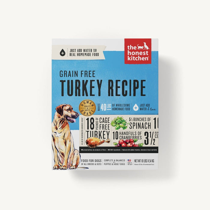 Honest kitchen dinde déshydraté nourriture sans grains pour chien