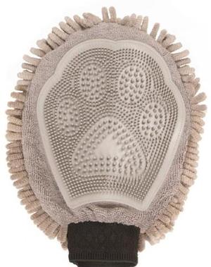 mitaine de toilettage dirty dog est deux outils en un pour chien et chat