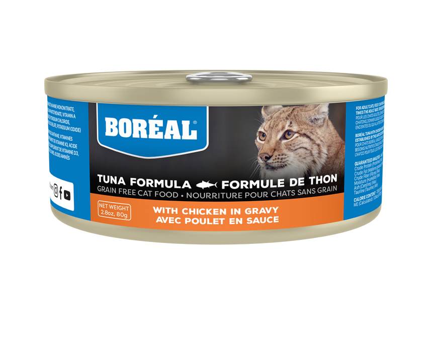 Boréal conserve en sauce pour chat (produit du Canada)