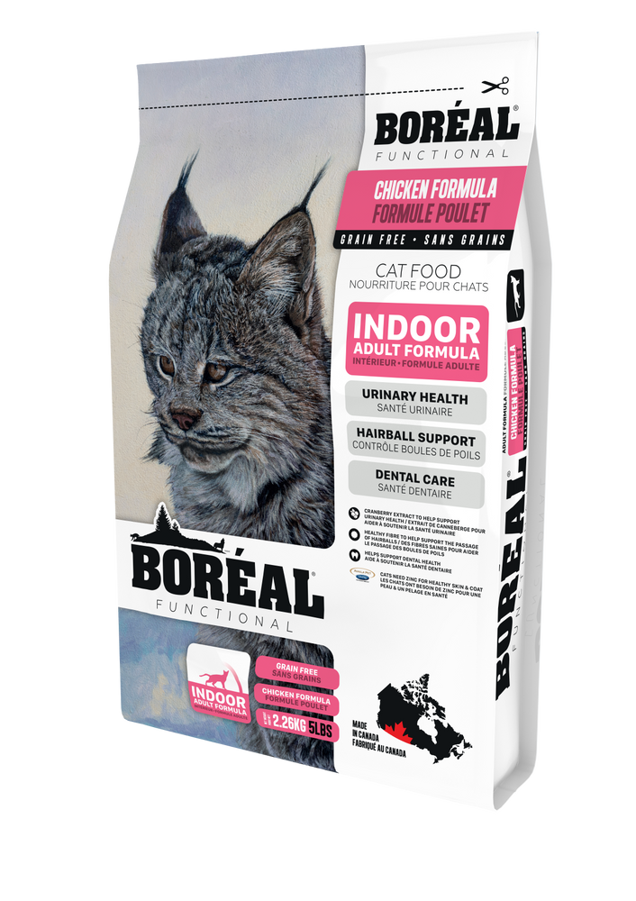 Boréal fonctionnel soin urinaire nourriture pour chat d'intérieur (produit du Canada)