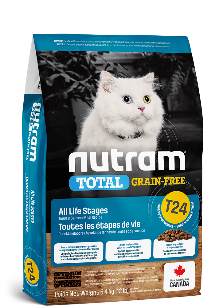 Nutram t24 total nourriture pour chat (produit du Canada)