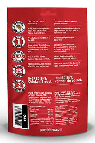 PureBites gâterie au poulet pour chats