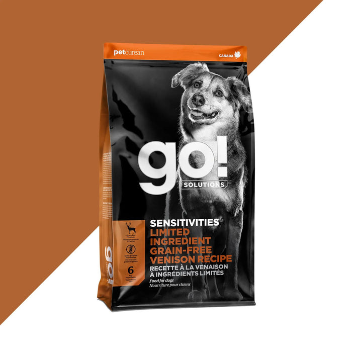 GO Petcurean chien sensitivities sans grains venaison (produit du Canada)