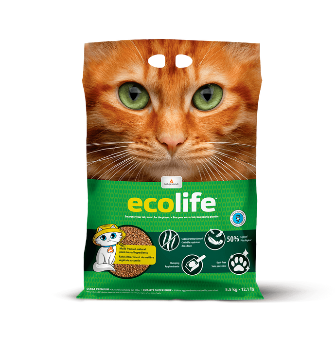 Litière compostable Ecolife 5.5 kg