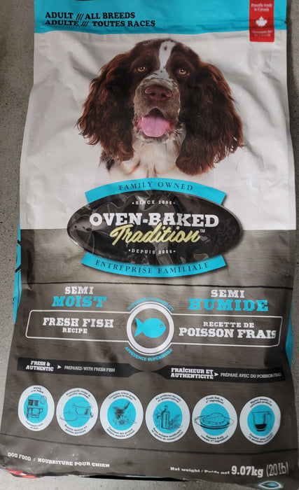Oven-Baked Tradition nourriture semi humide pour chien au poisson (produit du Quebec)