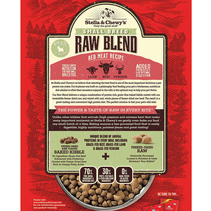 Stella & chewy's raw blend viande rouge nourriture pour chien
