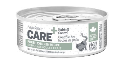 Nutrience care conserve control boule de poil nourriture pour chat (produit du Quebec)