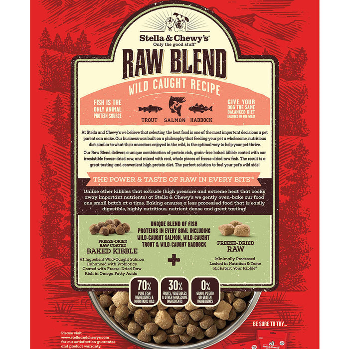 Stella & chewy's raw blend saumon nourriture pour chien
