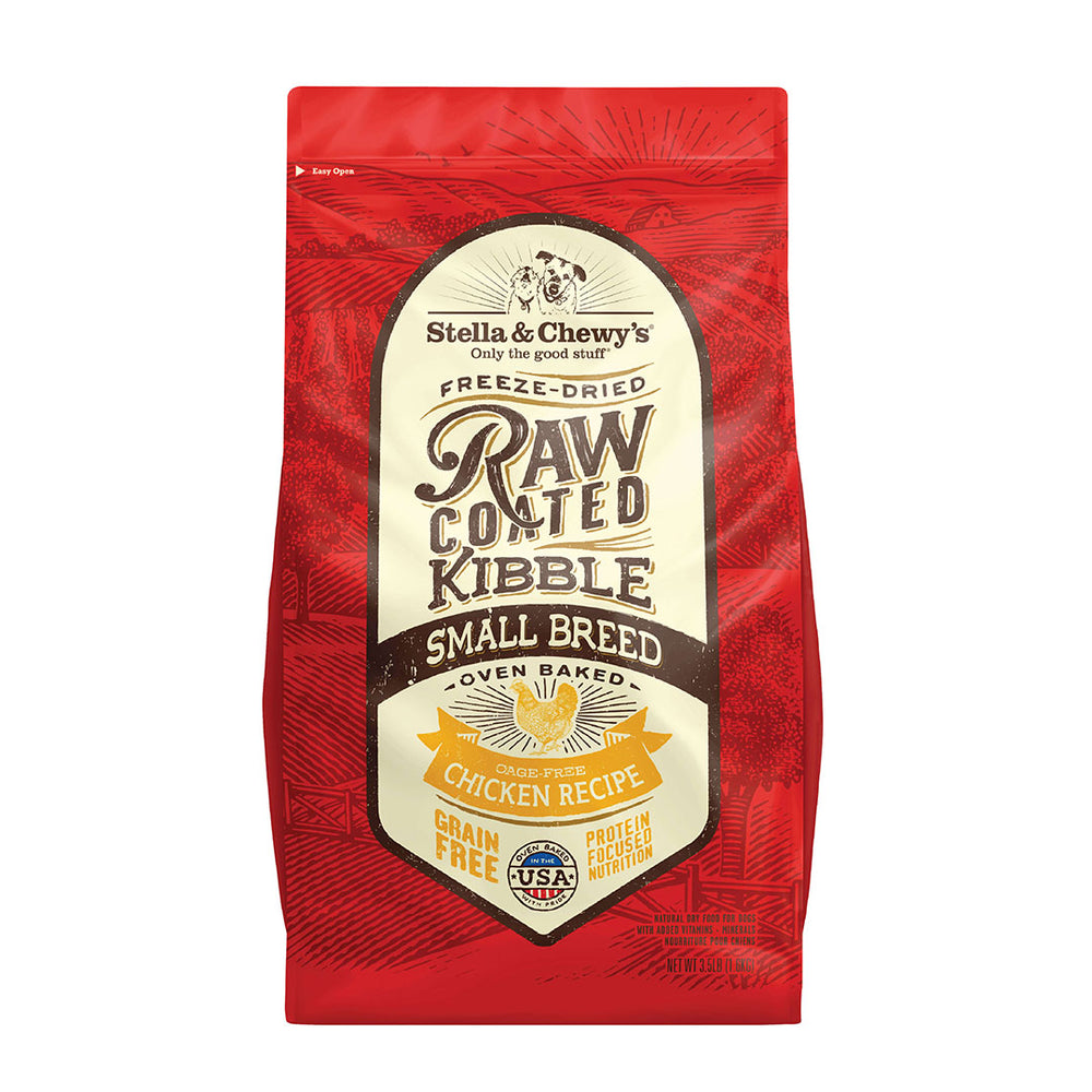 Stella & chewy's raw coated poulet nourriture pour chien de petite race