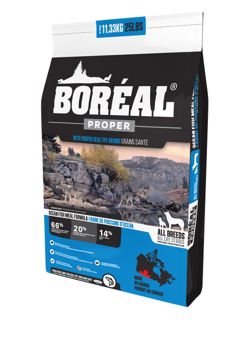 Boréal proper poisson marin nourriture pour chien (produit du Canada)