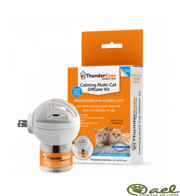 Thunderease kit diffuseur calmant pour chat