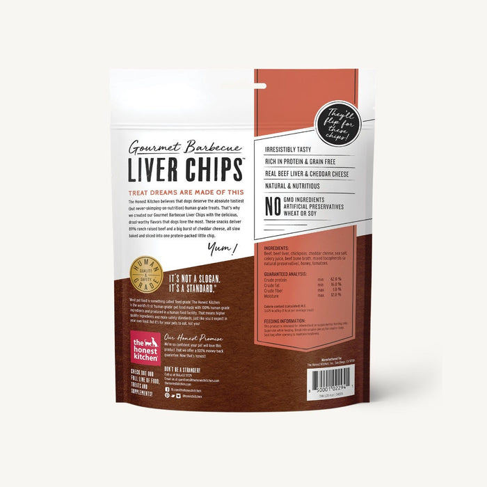 Honest kitchen gâteries foie de boeuf et fromage pour chiens