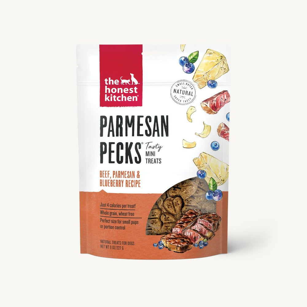 Honest kitchen gâterie au boeuf, parmesan et bleuets pour chiens