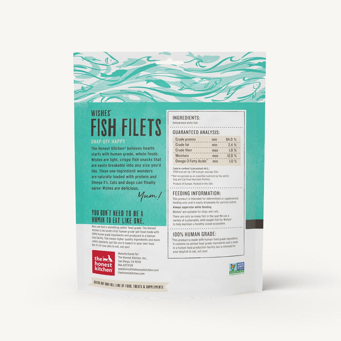 Honest kitchen wishes gateries filet de poisson pour chien et chat