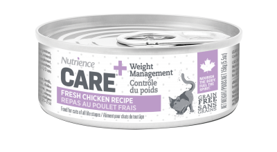 Nutrience care conserve control poids nourriture pour chat (produit du Quebec)