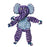 Kong Jouet en Peluche "Floppy Knots" Éléphant Petit / Moyen