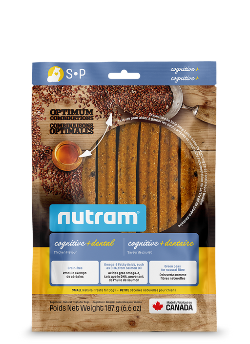 Nutram bâtonnets dentaires cognitive + dentaire (produit du Canada)