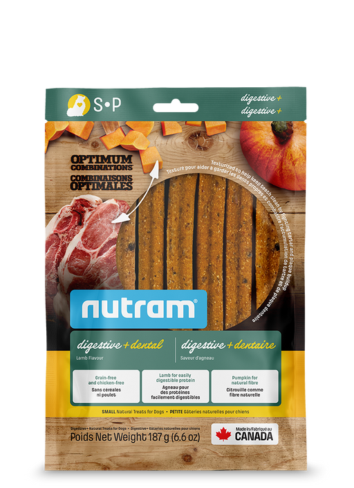 Nutram bâtonnets dentaires digestive + dentaire (produit du Canada)