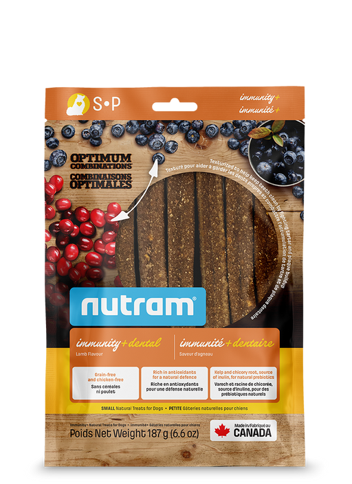 Nutram bâtonnets dentaires Immunité+ dentaire (produit du Canada)