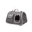 DOGGIE-Q Sac de Tansport Avec Fenêtre - Gris