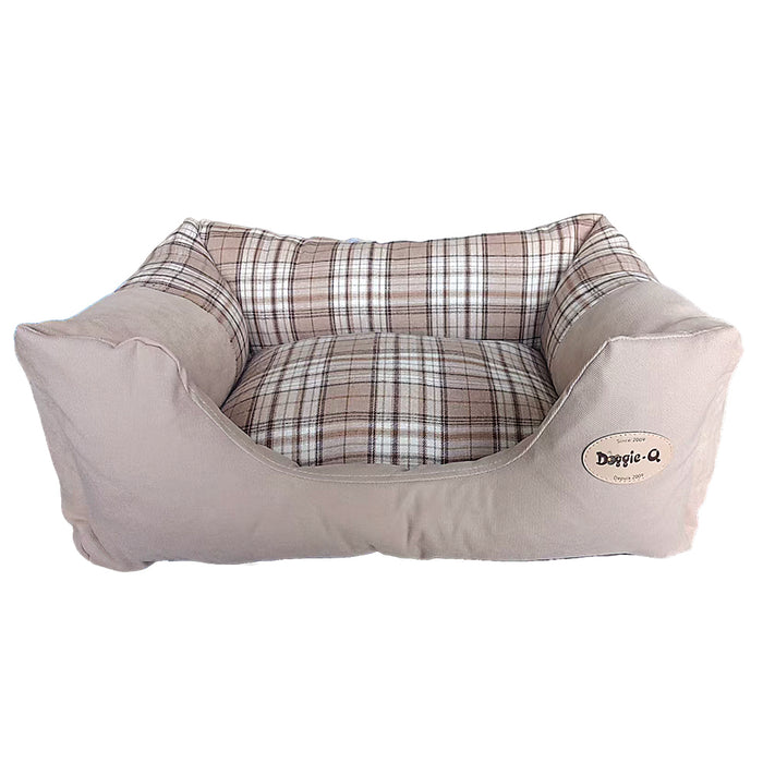 DOGGIE-Q Lit "Plaid Prestige" Kaki