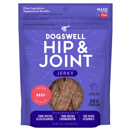 Gâteries séchées pour les hanches et les articulations, boeuf pour chiens