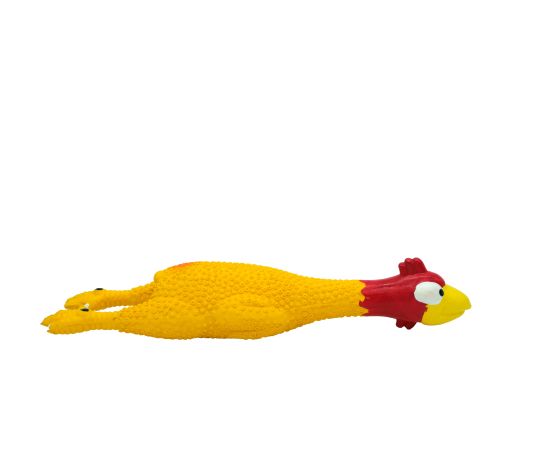 Bud'z Jouet En Latex Avec "squeaker" Pour Chien Poulet Jaune