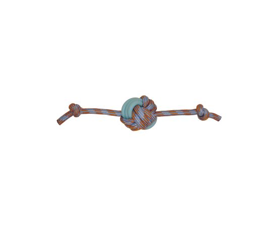 Bud'z Jouet De Corde Flottante Pour Chien - Pomme De Touline, Orange Et Bleu 33cm