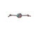 Bud'z Jouet De Corde Flottante Pour Chien - Pomme De Touline, Orange Et Bleu 33cm