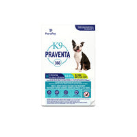 K9 Praventa 360 traitement contre les puces et les tiques pour chiens de taille moyenne 4,6 kg à 11kg