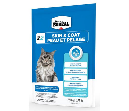 Boréal Zinpro Z2+ suppléments de zinc peau et pelage pour chat et chien (produit du Canada)