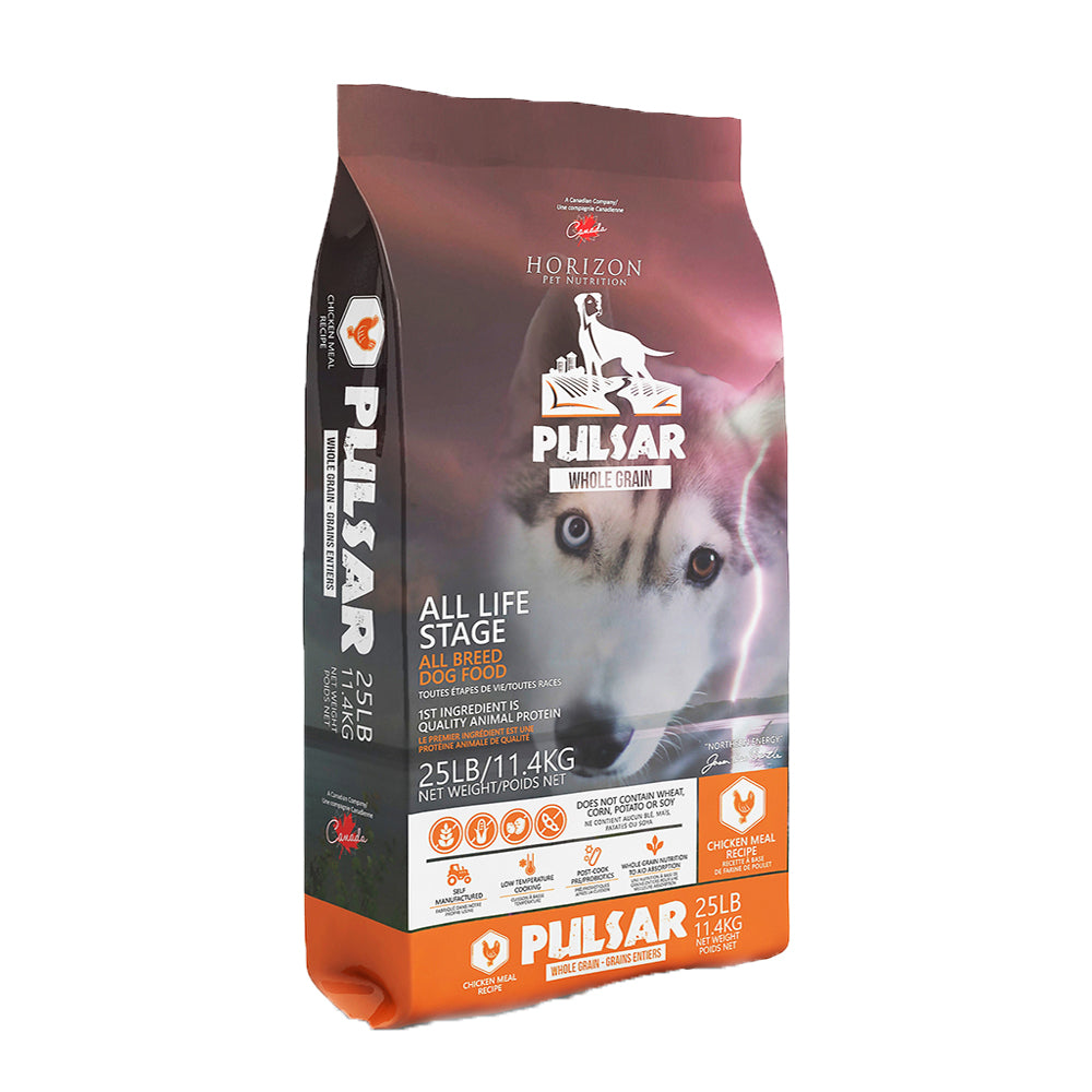 Pulsar avec grains au poulet pour chiens (produit du Canada)