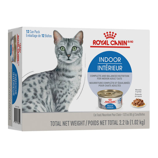 Royal canin chat Intérieur Émincés en sauce – Nourriture en conserve pour chats Paquet de 12