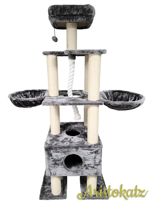 Arbre à chat Aristokatz jumbo 80" (203 cm) Gris - Arbre a chat - Aristokatz - Arbre à chat Aristokatz jumbo 80" (203 cm) Gris