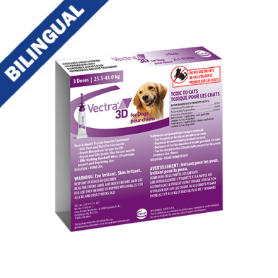 Vectra® 3D  pour chien contre les puces et tiques