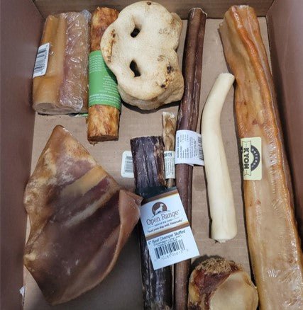 Boite de mastication assortis 100% naturel - Animaux Bouffe - Boite de mastication assortis 100% naturel